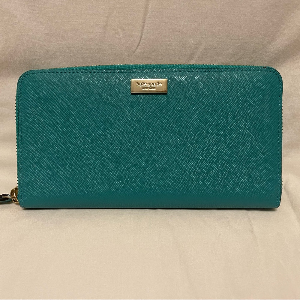 Teal Kate Spade wallet